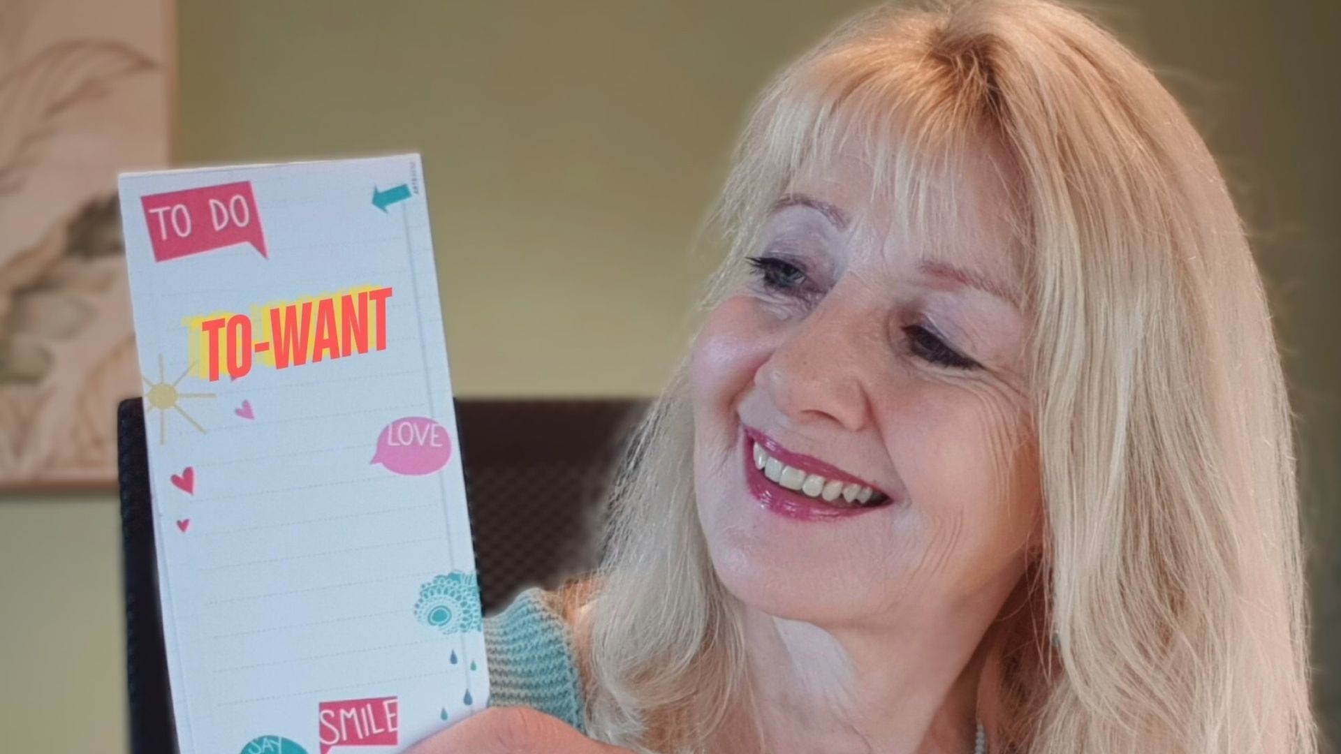 Gina Nauen zeigt To-Want-Liste