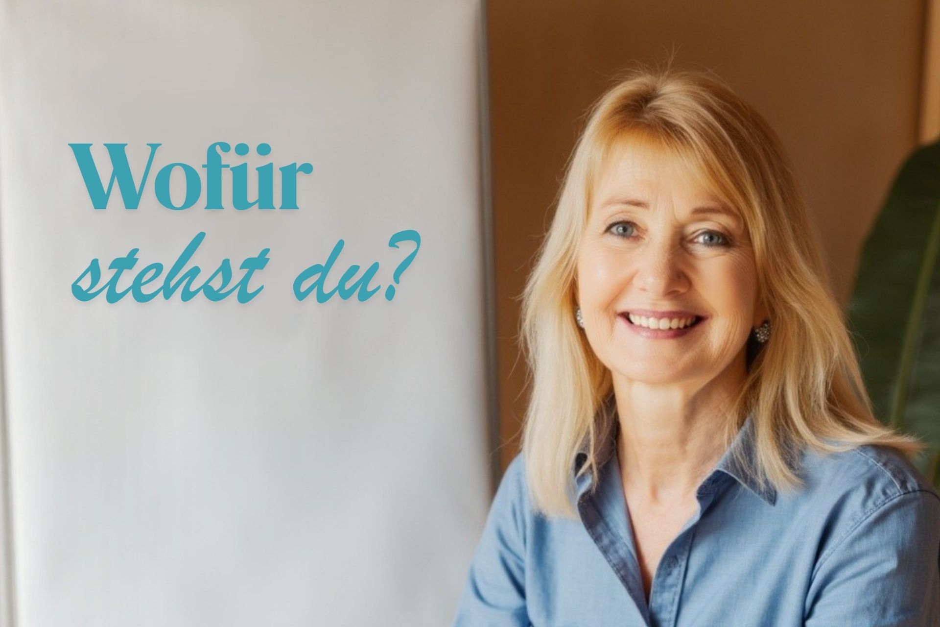 Gina Nauen am Flipchart